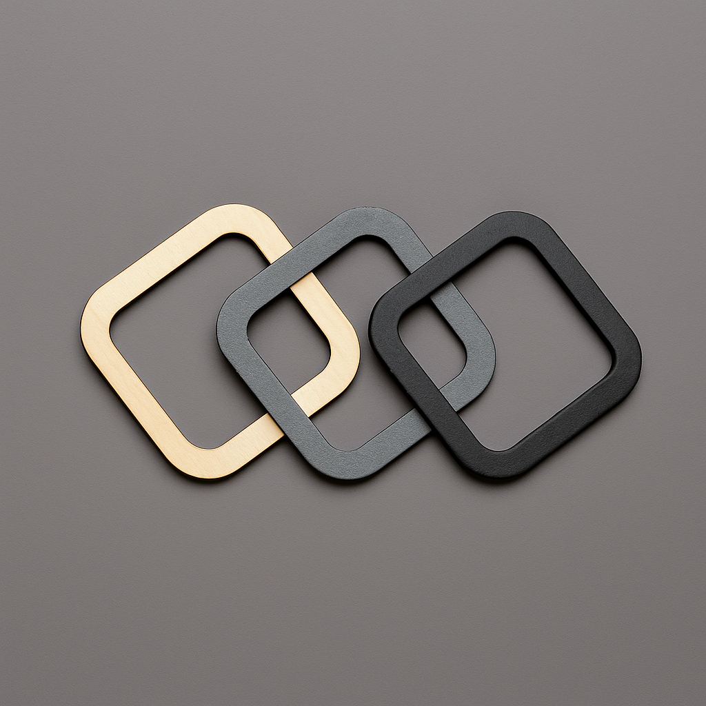 Square Ring Gaskets with Rounded Corners