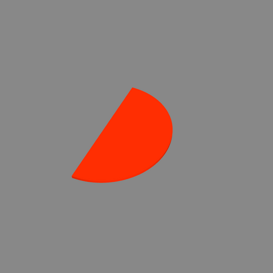 Custom Cut Gaskets - D-Shape (Half-Circle)
