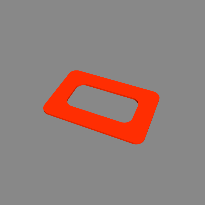 Rectangular Ring Gaskets With Rounded Corners